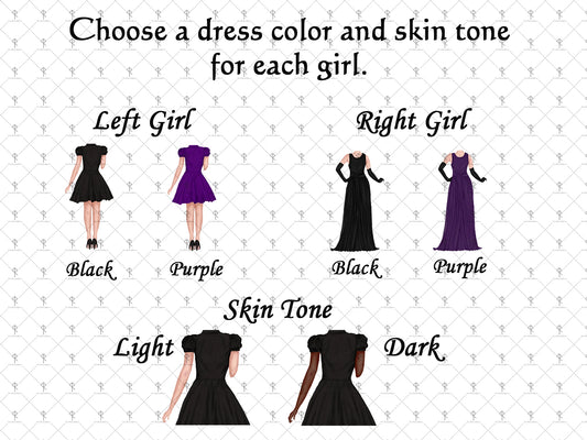 Personalized Witch Best Friends Mug Halloween Witchy Besties Mug - TheNorseWind