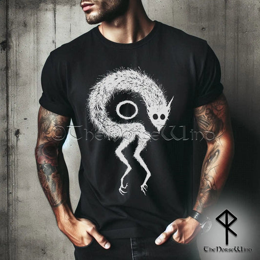 Gothic Demon T-Shirt – Norse Troll Dark Occult Monster Shirt