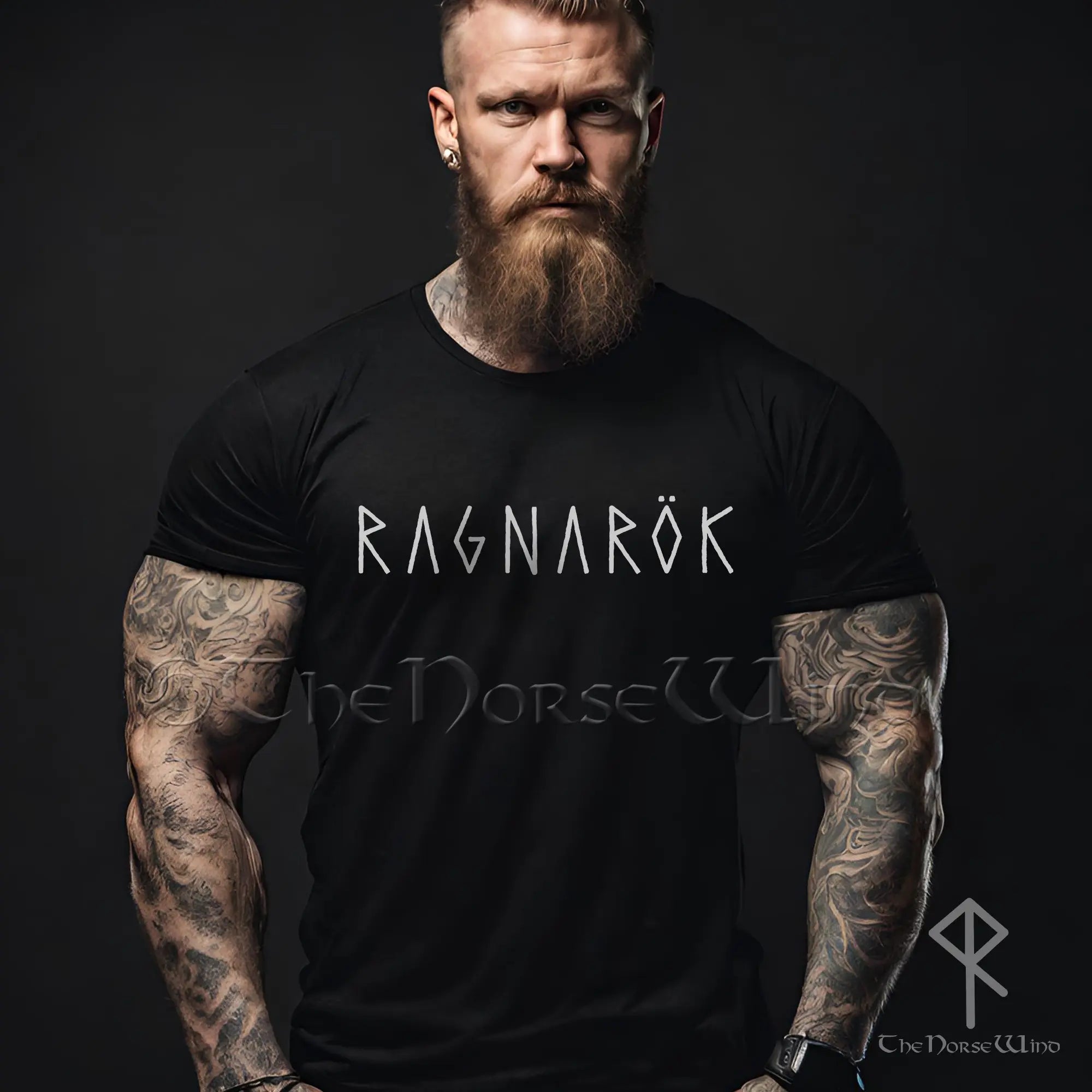 RAGNAR K Viking T Shirt Norse Mythology Warriors Tee The Norse