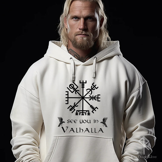 Vegvisir Hoodie Viking Compass Unisex Sweatshirt - TheNorseWind