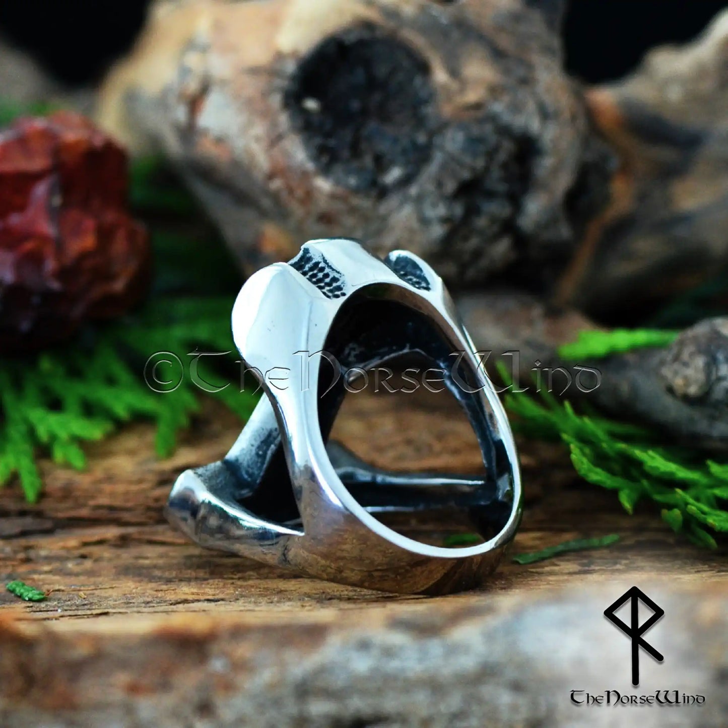 Thor's Hammer Viking Men's Ring - Mjolnir with Celtic Cross - The Norse Wind