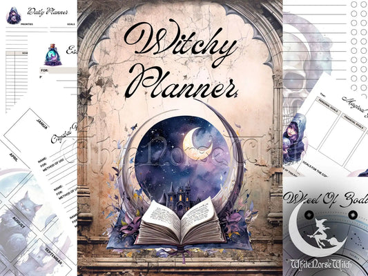 Witchy Planner - Digital Gothic Art Journal - The Norse Wind