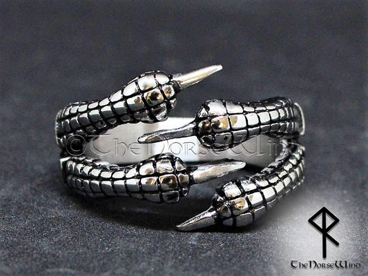 Dragon Claw Ring - Stainless Steel - TheNorseWind