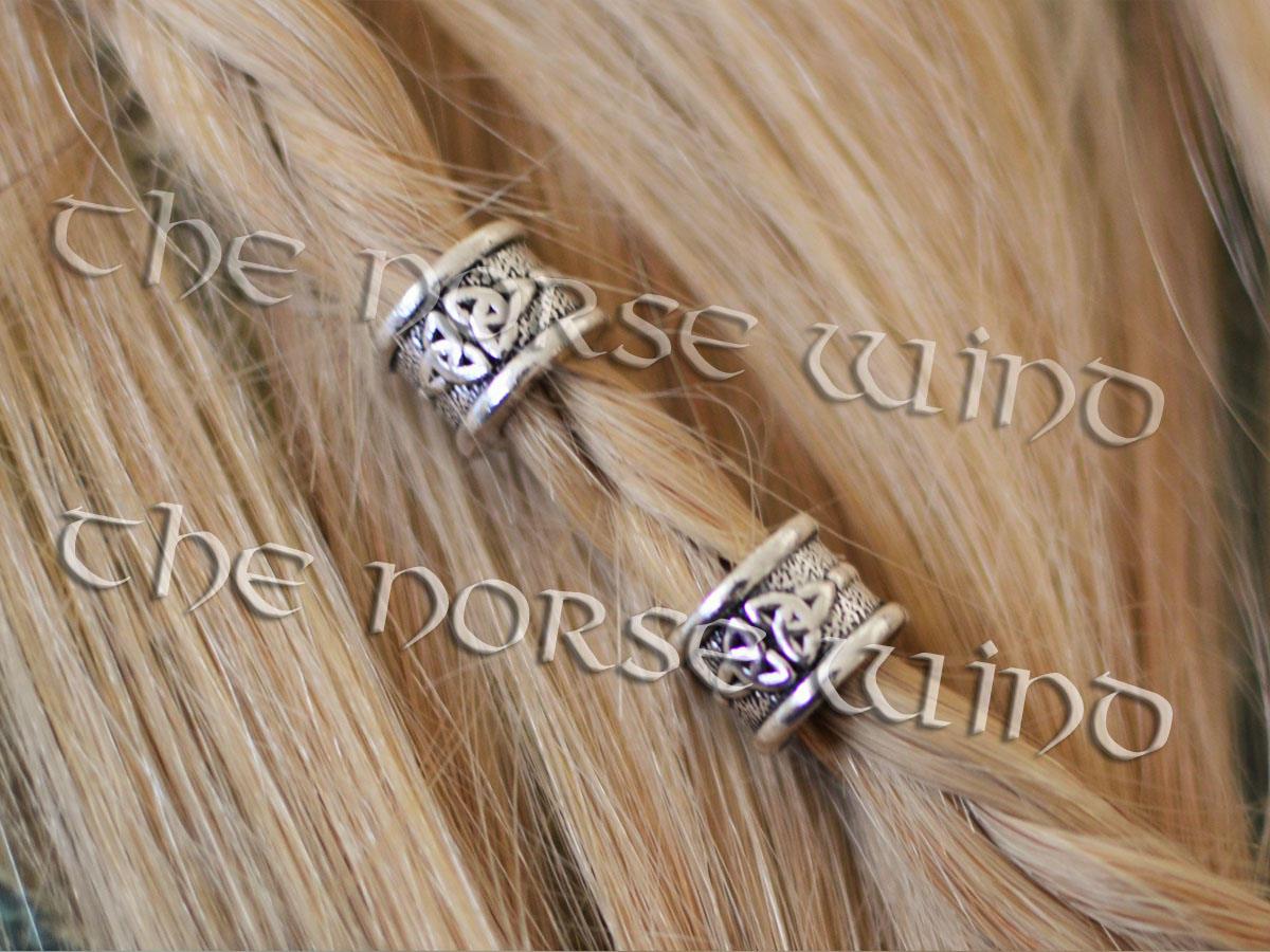 Beard Beads Celtic Knot in Silver TheNorseWind