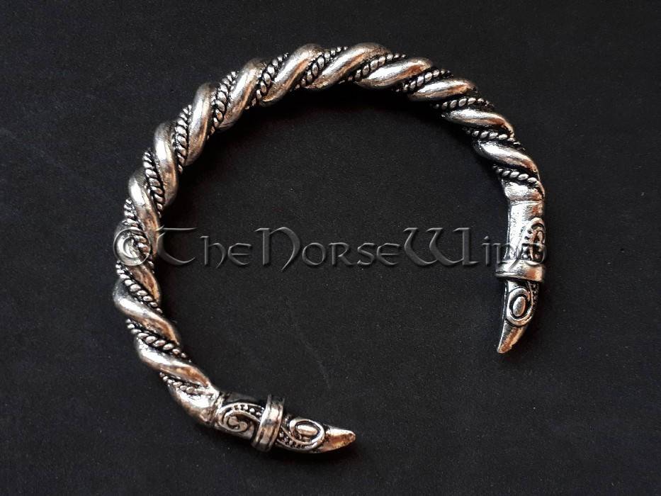 Viking Bracelet Hugin and Munin Ravens TheNorseWind