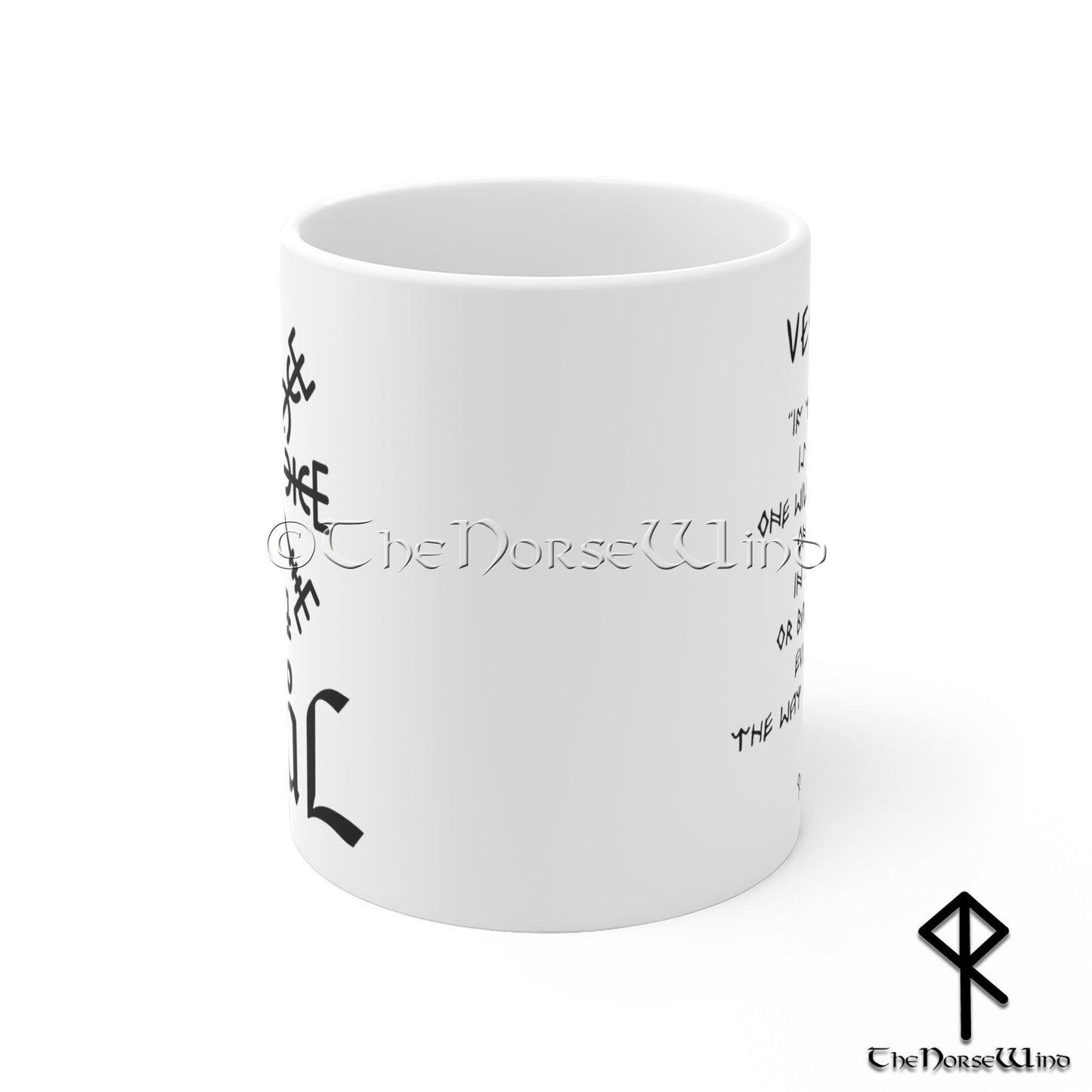 Viking Compass - Vegvisir Mug, Skal Viking Mug, 11oz TheNorseWind