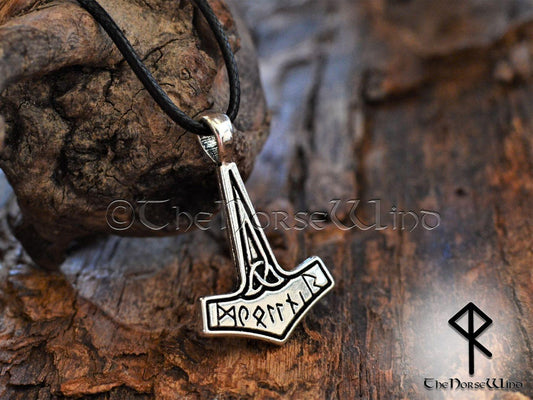 Viking Necklace Mjolnir Thor Hammer Pendant