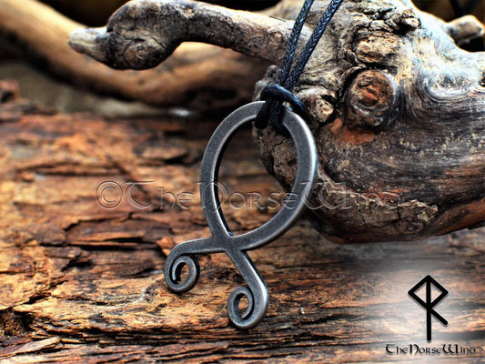 Troll Cross Viking Necklace, Norse Trollkors Odal / Othala Rune Protection Amulet - TheNorseWind