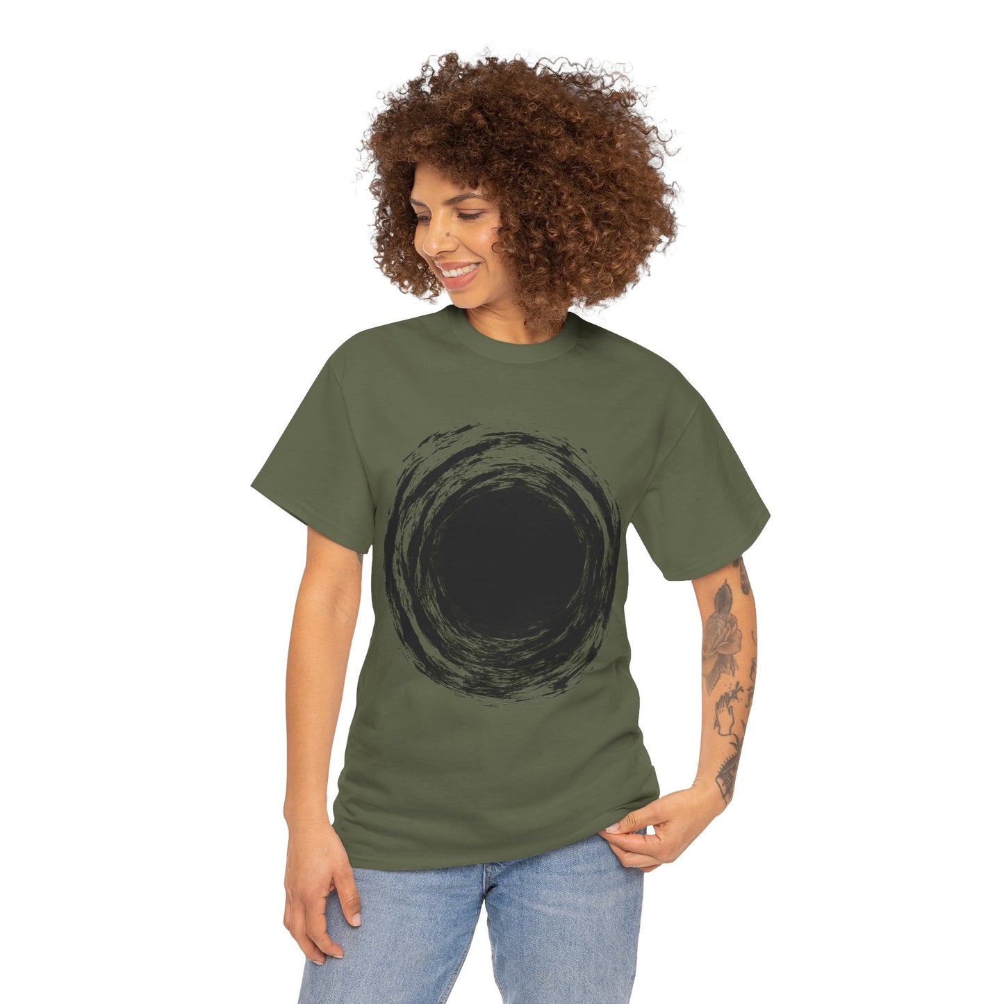 Viking Void T-Shirt - Ginnungagap Norse Black Hole Spiral Tee