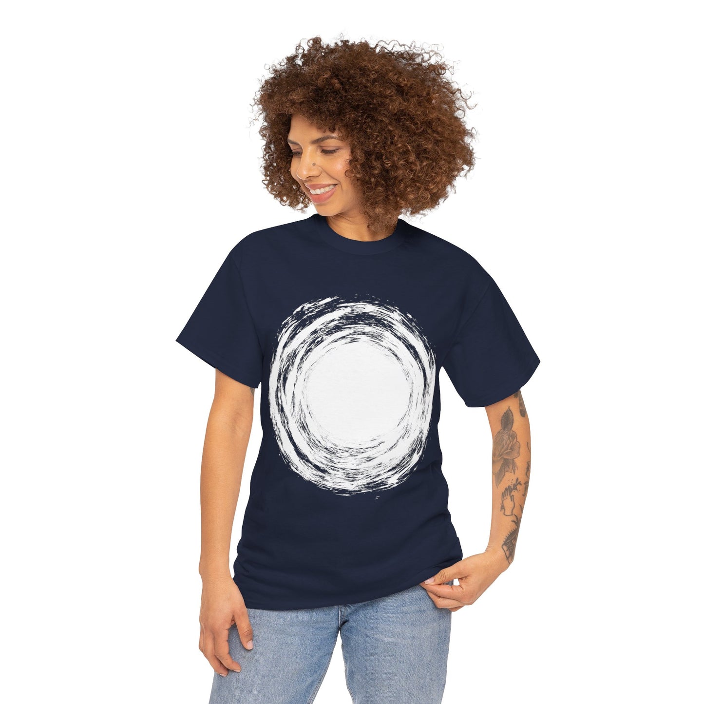 Viking Void T-Shirt - Ginnungagap Norse Black Hole Spiral Tee