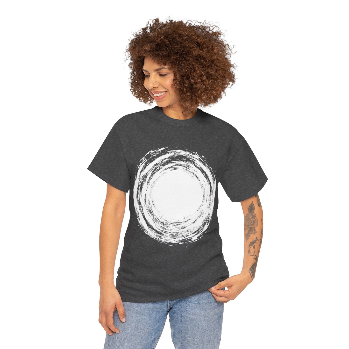 Viking Void T-Shirt - Ginnungagap Norse Black Hole Spiral Tee - The Norse Wind