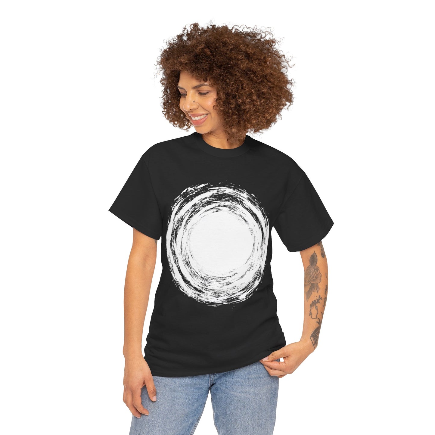 Viking Void T-Shirt - Ginnungagap Norse Black Hole Spiral Tee - The Norse Wind