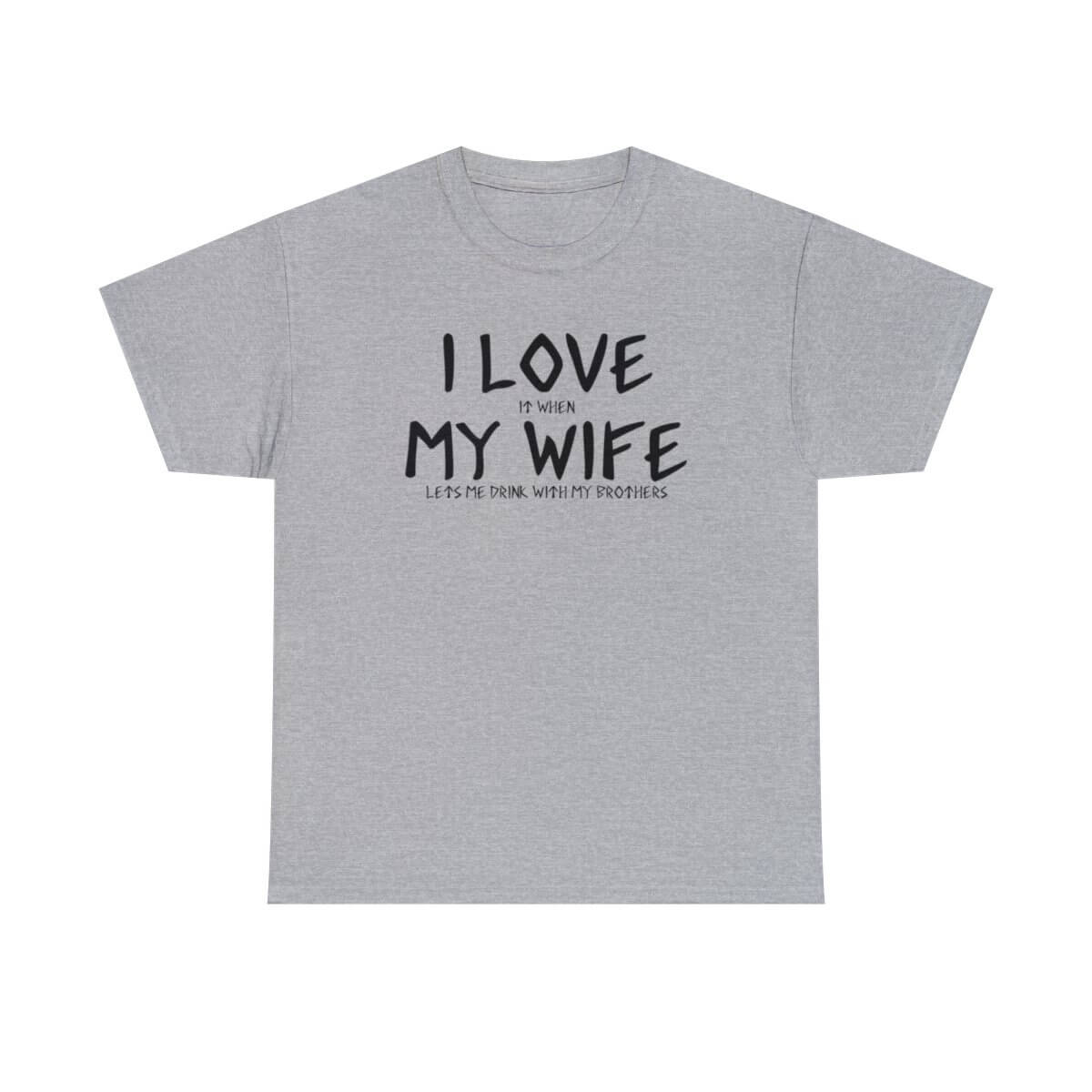 Ich LIEBE es, wenn MEINE FRAU Wikinger-T-Shirt ist, lustiges Ehemann/Papa-T-Shirt, S-5XL