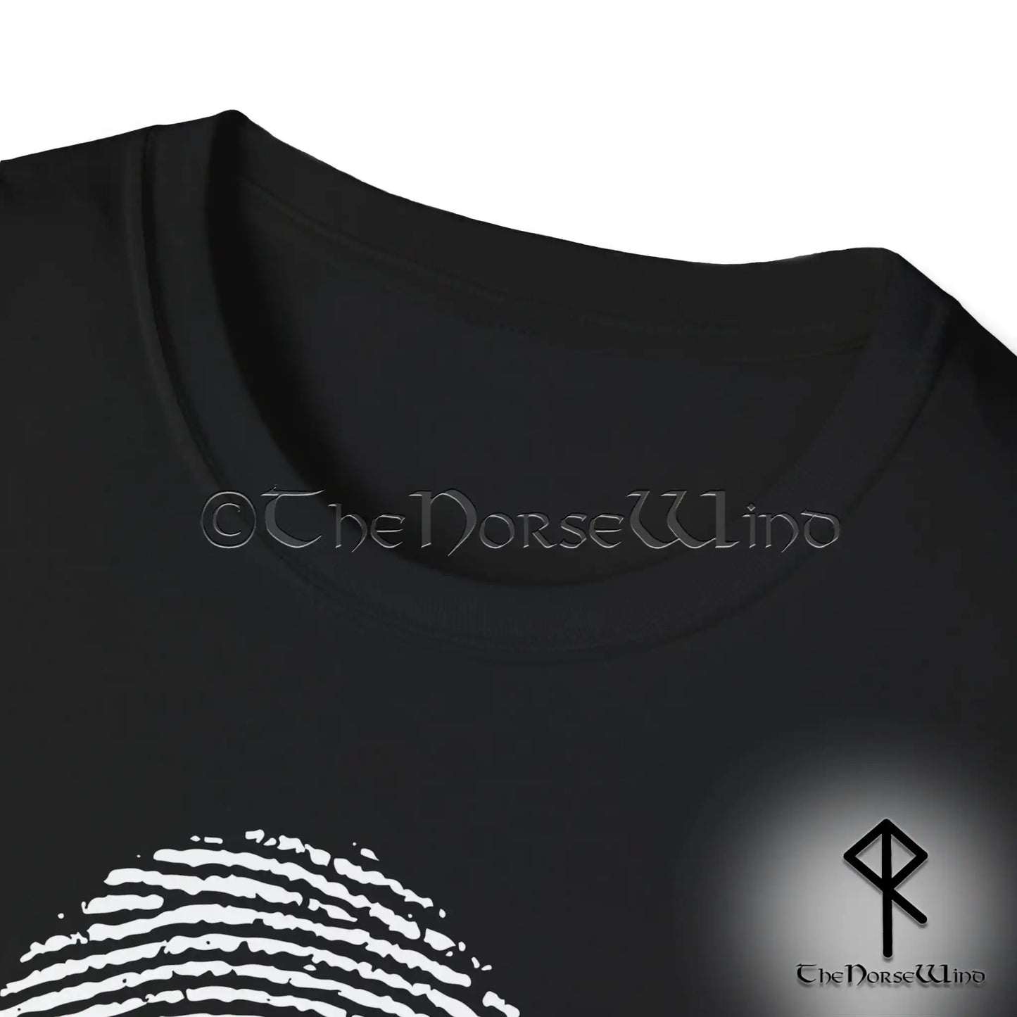 Alternative Fingerprint T-Shirt – Uncopyable Rebellious Identity Grunge Goth Tee