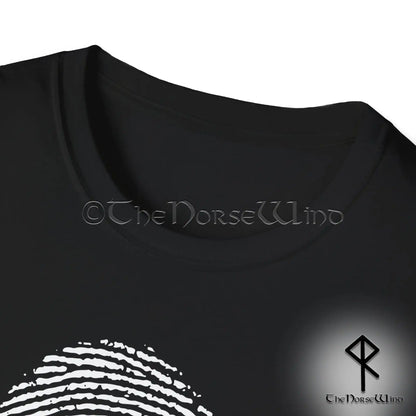 Alternative Fingerprint T-Shirt – Uncopyable Rebellious Identity Grunge Goth Tee