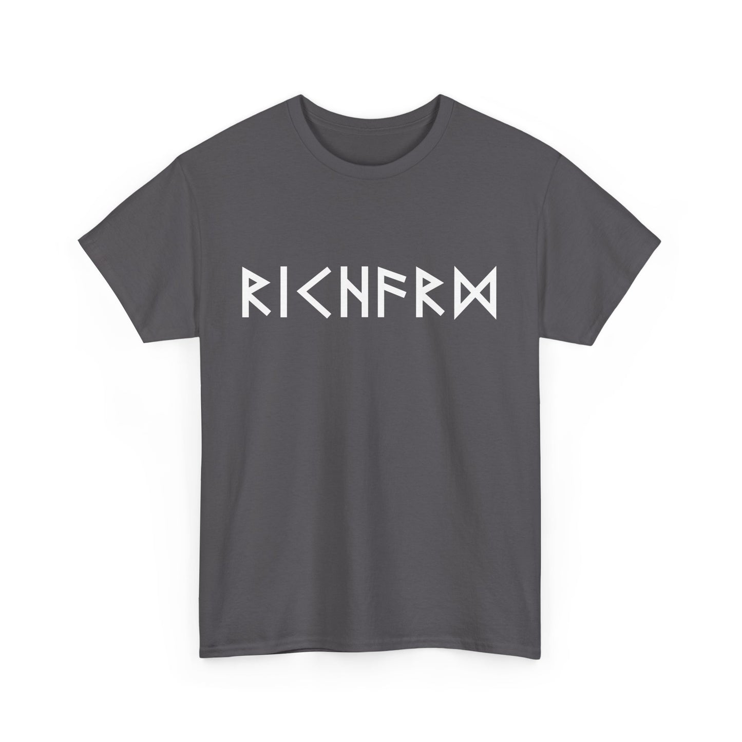 NAME in RUNES Viking T-Shirt, Personalized Futhark Runes Tee