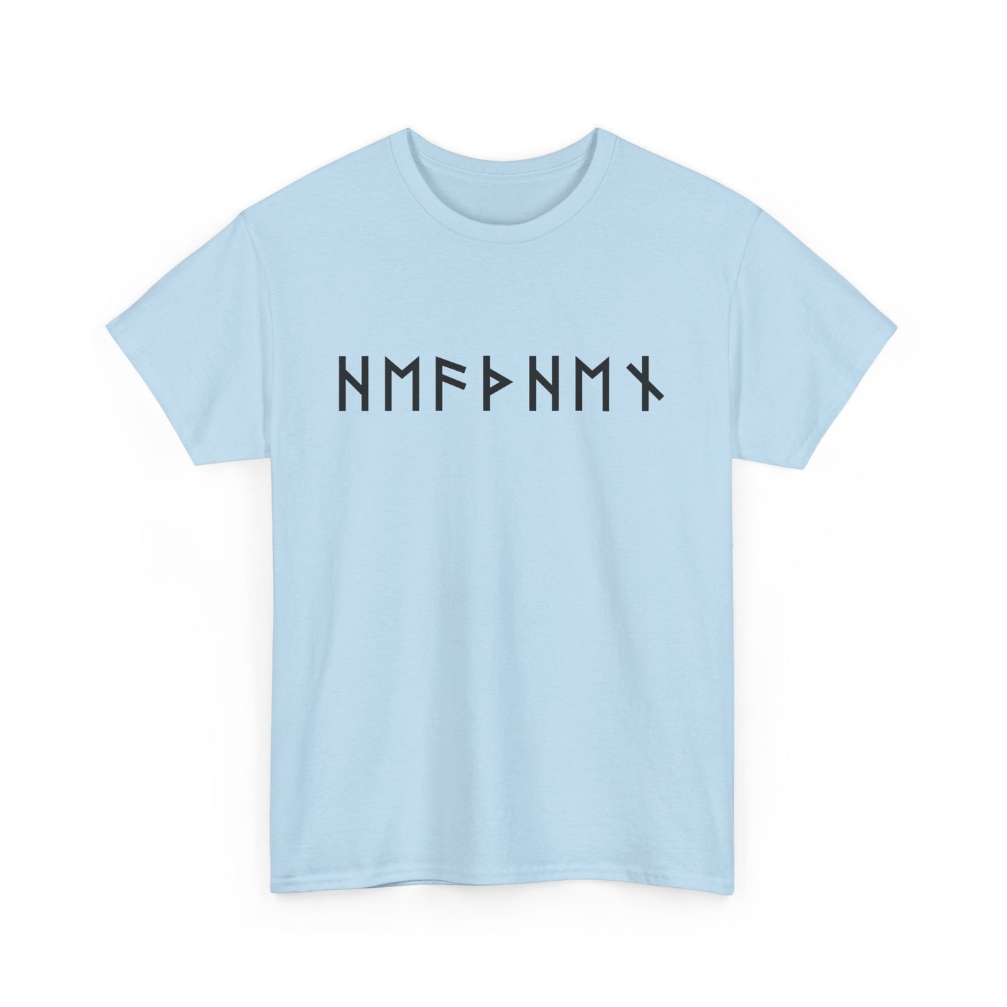 NAME in RUNES Viking T-Shirt, Personalized Futhark Runes Tee