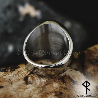 Sigil of Lucifer Ring - Stainless Steel Occult Ring