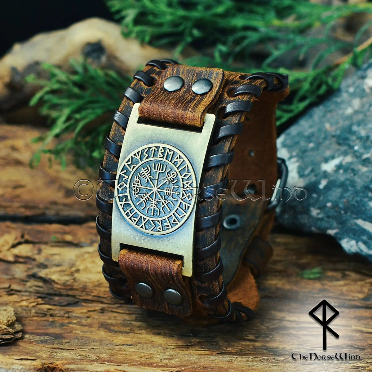 Viking Leather Bracelets | Personalized Norse Jewelry - TheNorseWind ...