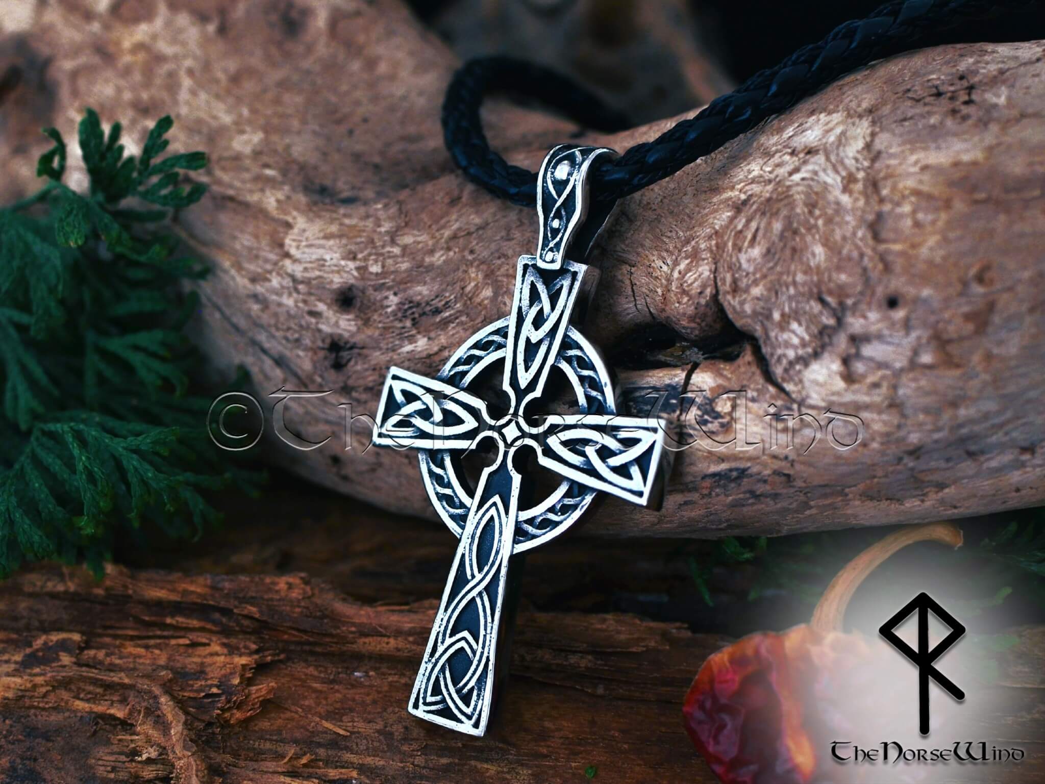 Kit Heath Small Oxidized Celtic Cross Necklace | The Paper Store