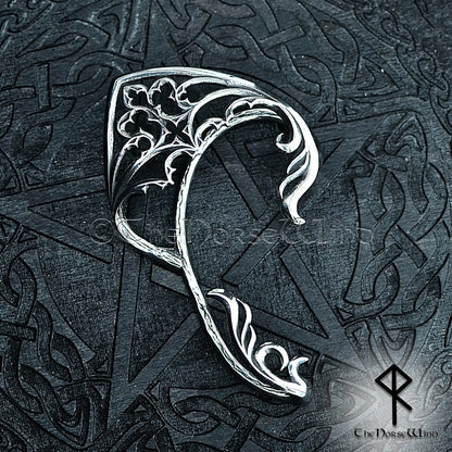 Gothic Elf Ear Cuff Earrings – No Piercing Arboreus, 316L Stainless Steel