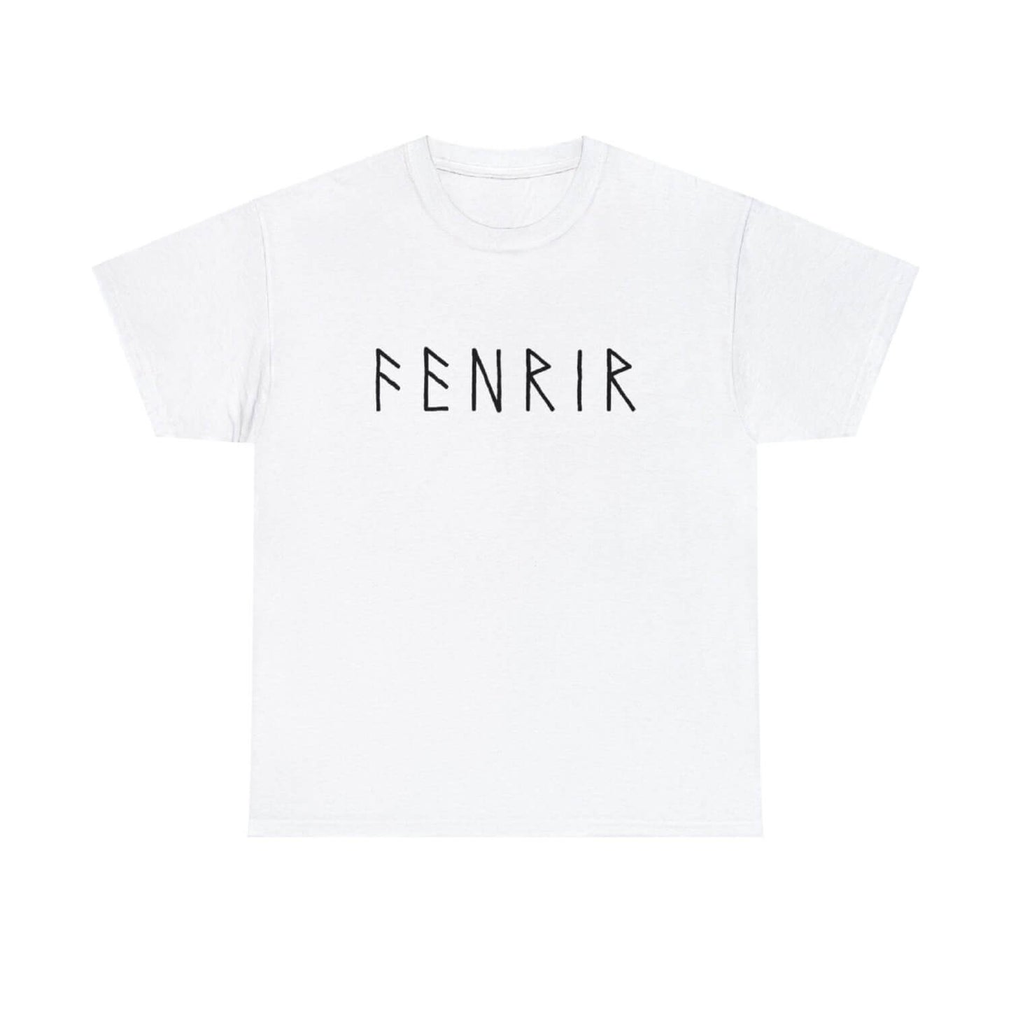 FENRIR Wikinger T-Shirt, T-Shirt im nordischen Runenstil, Unisex