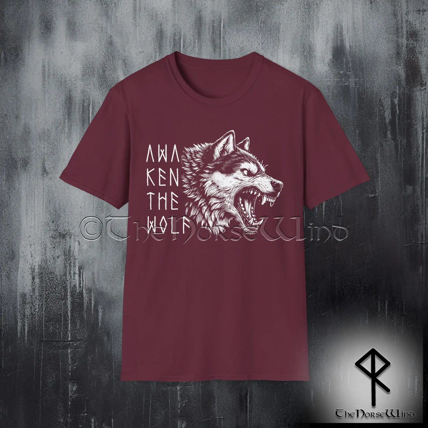 Fenrir Wolf Viking T-Shirt – Awaken the Wolf Norse Mythology Tee