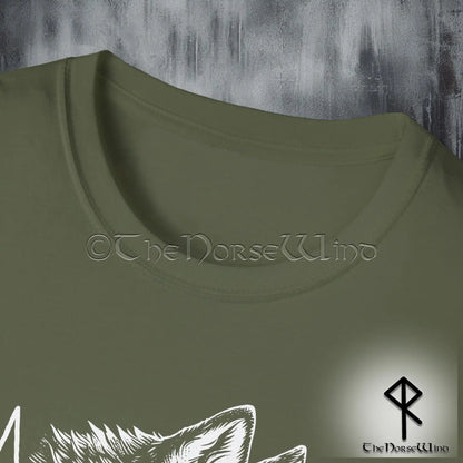 Fenrir Wolf Viking T-Shirt – Awaken the Wolf Norse Mythology Tee