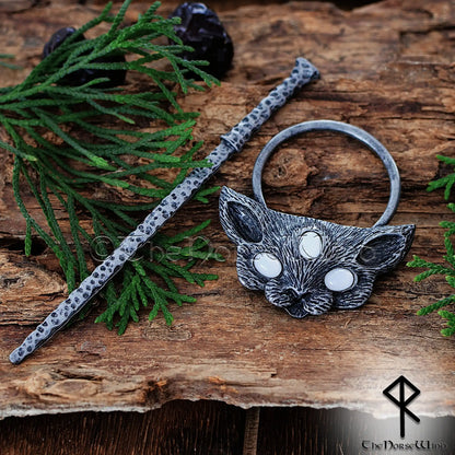 Freya’s Cat Viking Hairpin