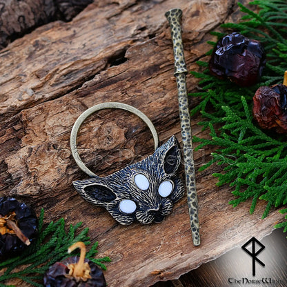 Freya’s Cat Viking Hairpin