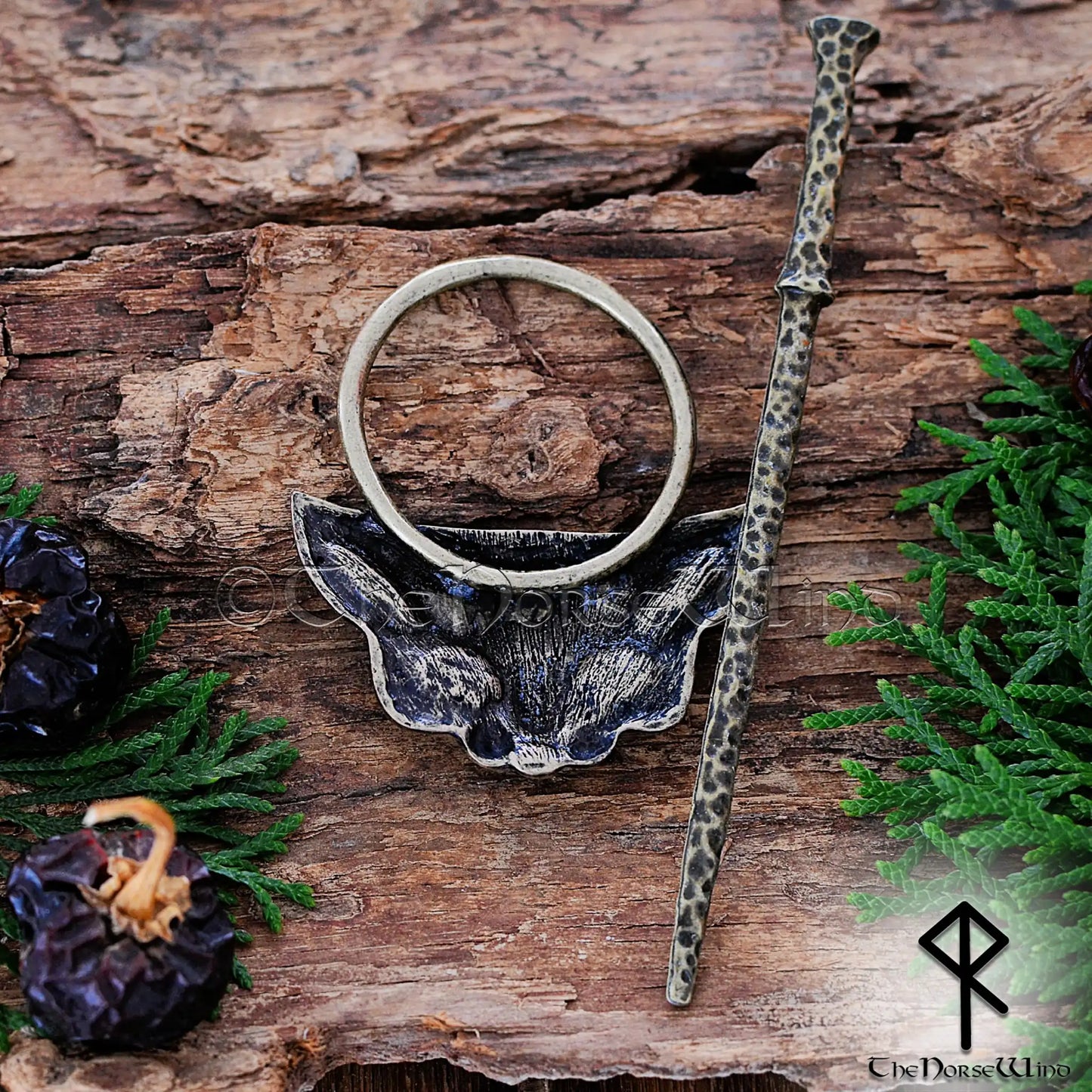 Freya’s Cat Viking Hairpin