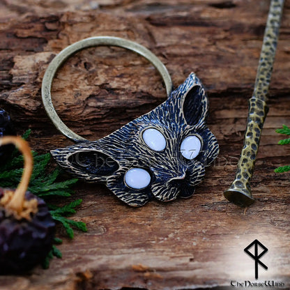 Freya’s Cat Viking Hairpin