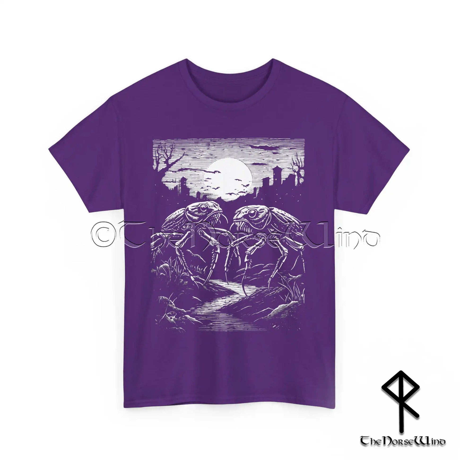 Weird Gothic T-Shirt, Cockroaches Under the Moon | Dark Weird Gothic T-Shirt, Cockroaches Under the Moon | Dark