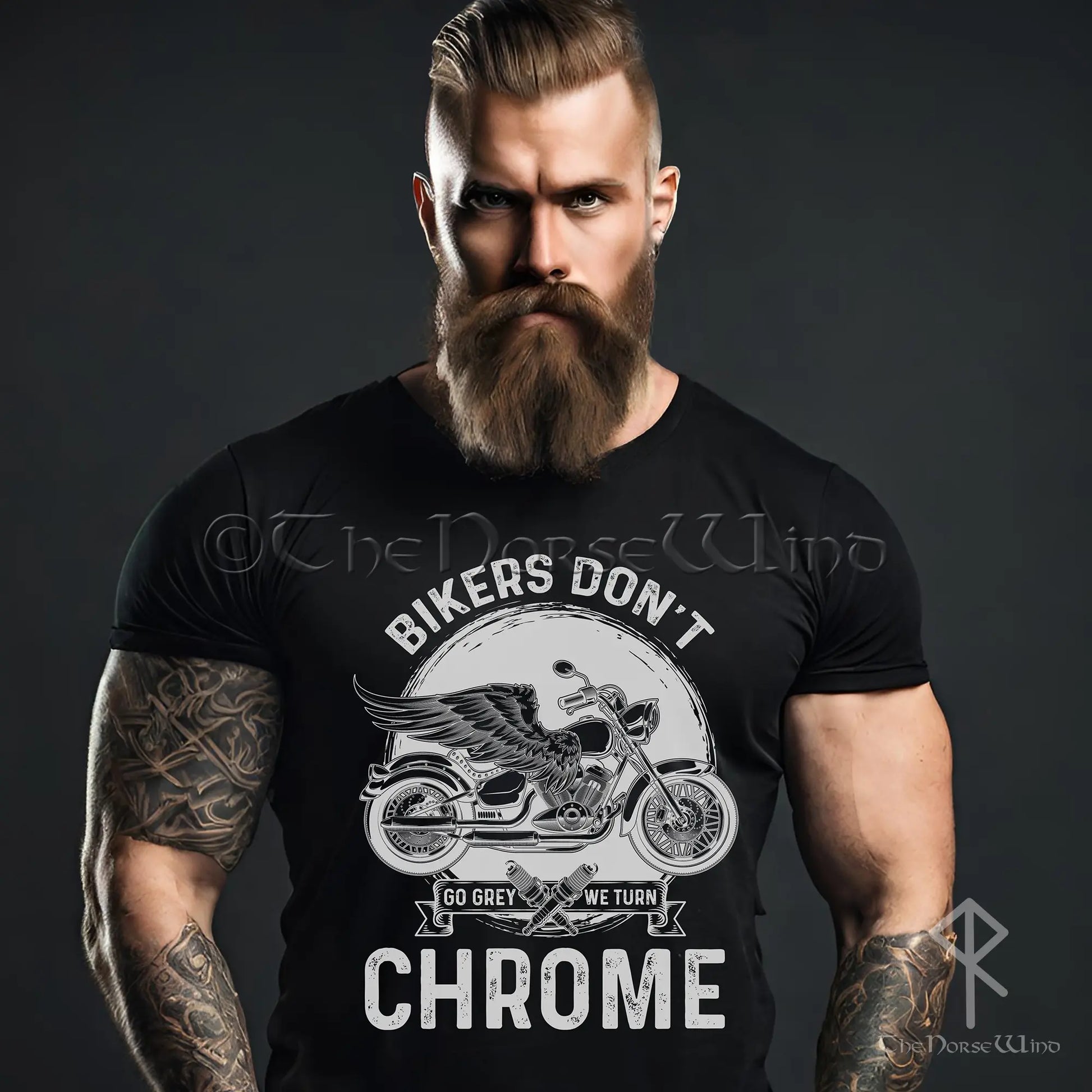 Motorcycle T Shirt Bikers Don t Go Grey Gift for Dad TheNorseWind The Norse Wind