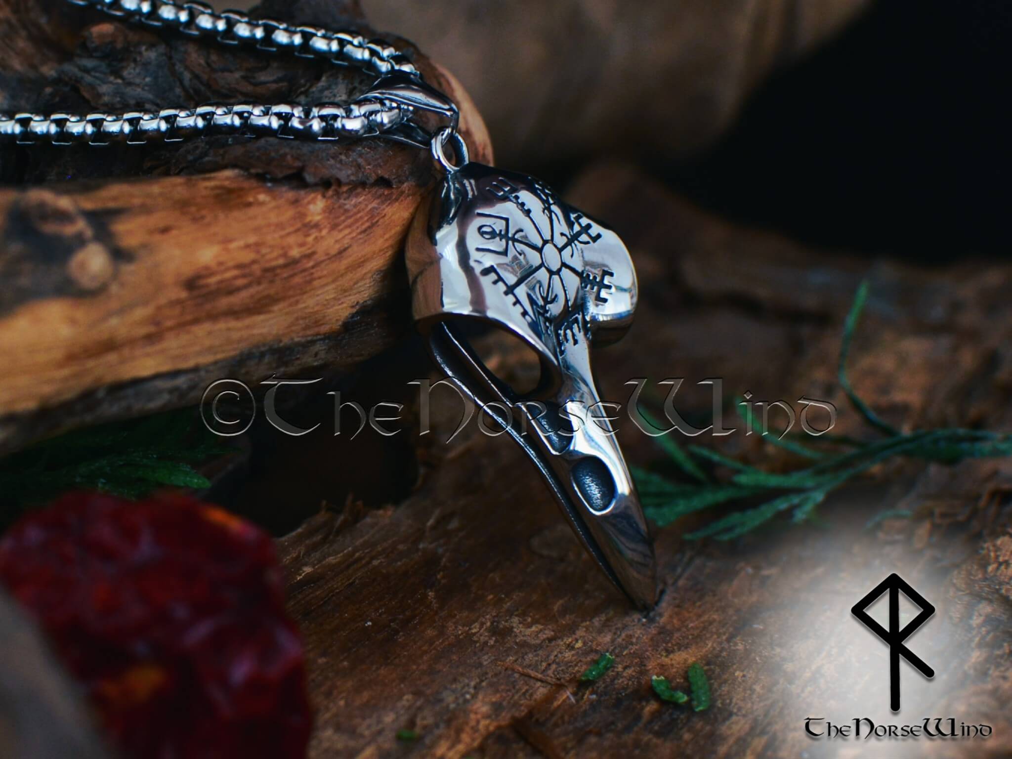 Retro Viking Odin Raven Skull Bracelet Men Women Gothic Diy Trinity Dragon  Beads Wicca Jewelry Accessories Dropshipping