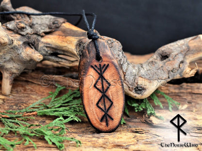 Viking Runes Protection Amulet for Success Prosperity