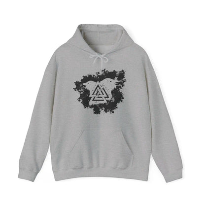 Odin's Ravens & Valknut Viking Hoodie, Norse Warriors Sweatshirt