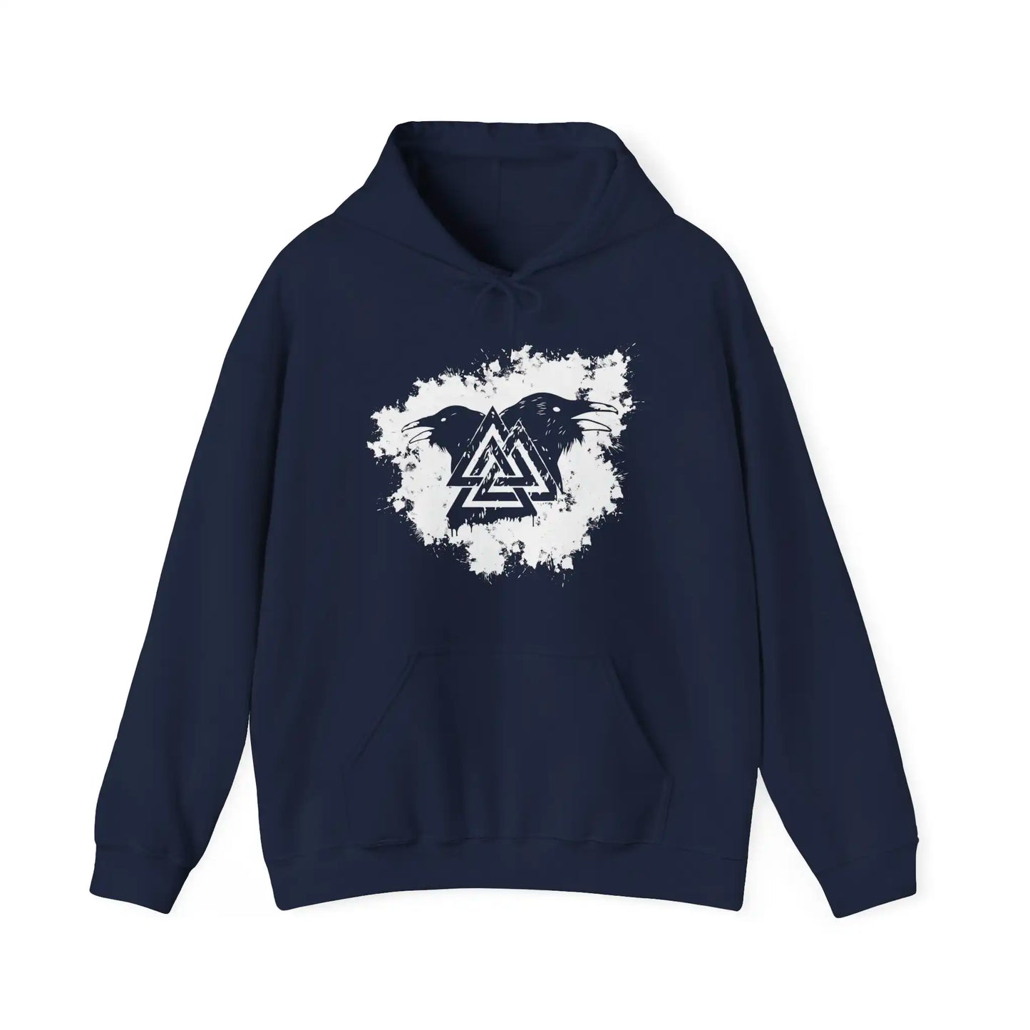 Odin's Ravens & Valknut Viking Hoodie, Norse Warriors Sweatshirt