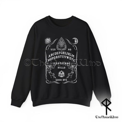 Ouija Board Sweatshirt - Wiccan Spirit Board Pullover