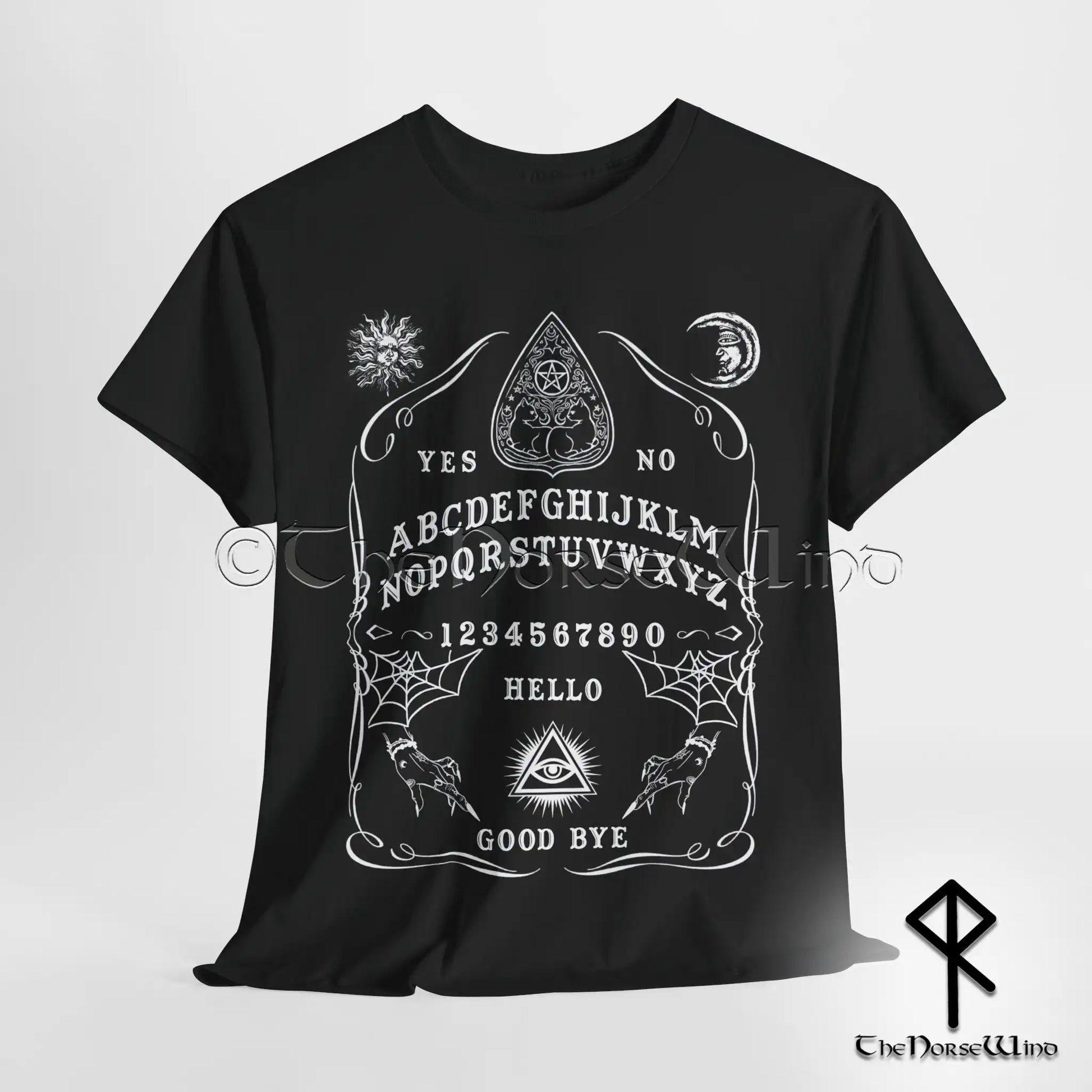 Ouija Board T-Shirt, Black Gothic Tee, Wiccan Clothing | The Ouija Board T-Shirt, Black Gothic Tee, Wiccan Clothing | The
