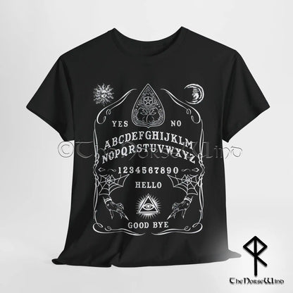 Ouija Board T-Shirt, Black Gothic Tee, Wiccan Clothing Unisex S-5XL - The Norse Wind