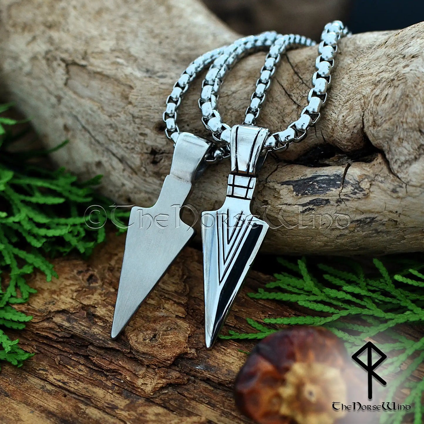 Gungnir Odin Spear Necklace – Stainless Steel Viking Pendant