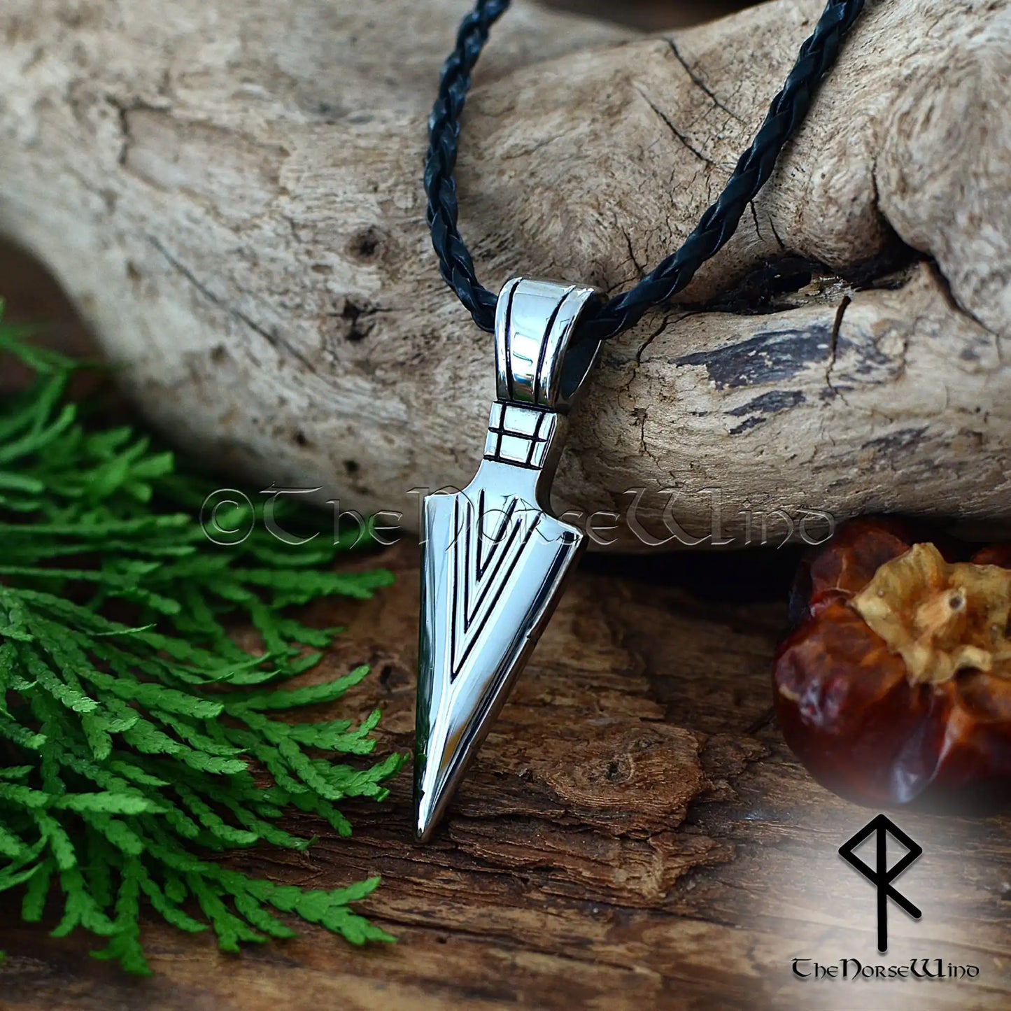 Gungnir Odin Spear Necklace – Stainless Steel Viking Pendant