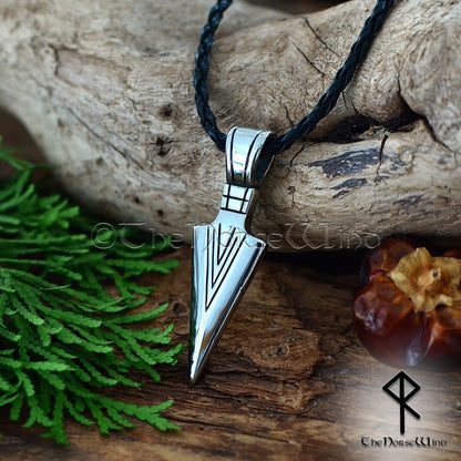 Gungnir Odin Spear Necklace – Stainless Steel Viking Pendant