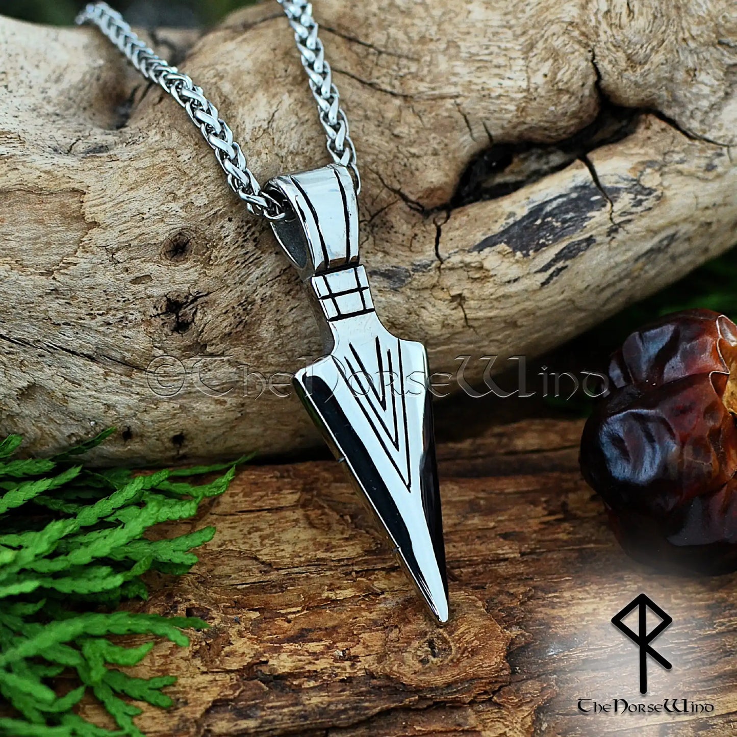 Gungnir Odin Spear Necklace – Stainless Steel Viking Pendant
