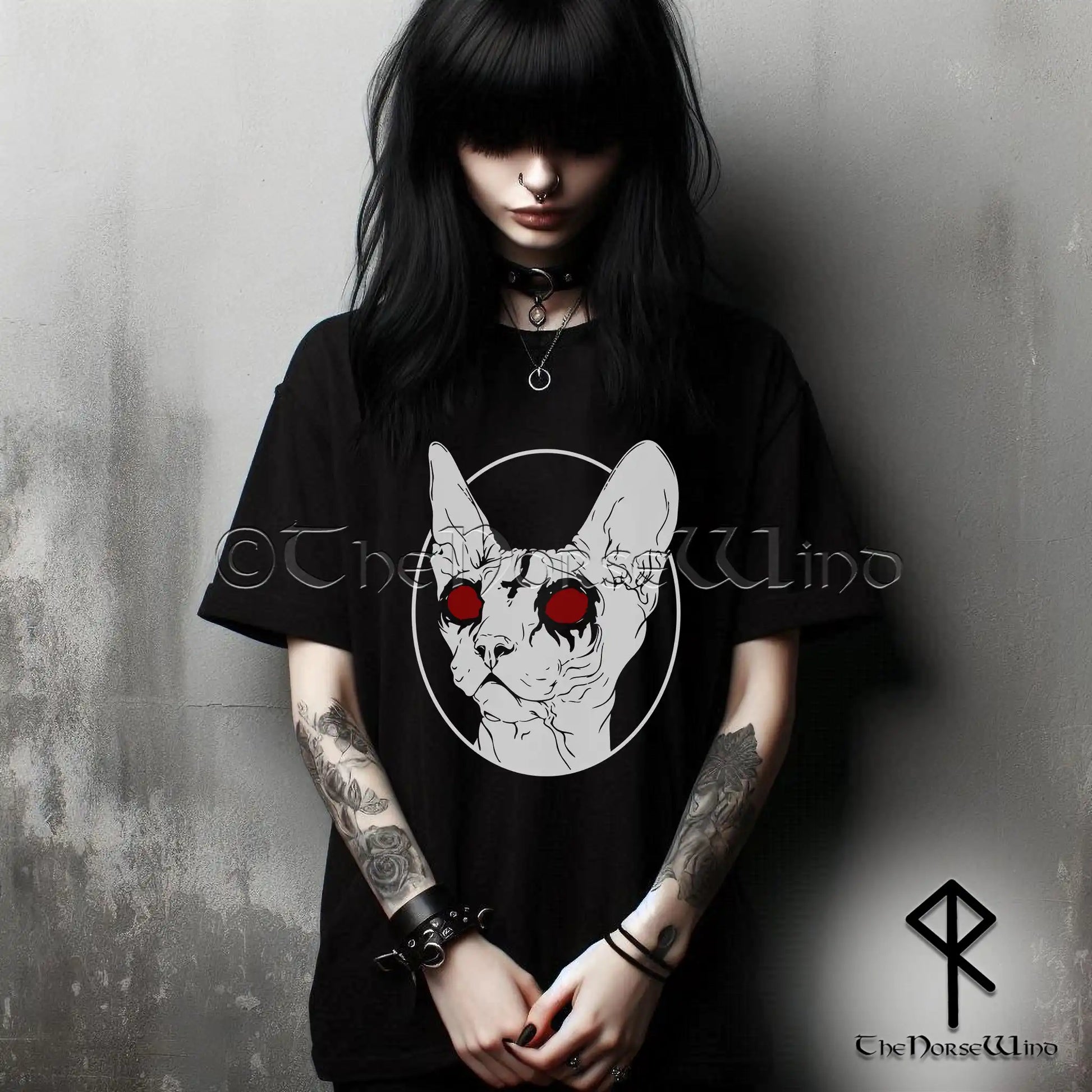 Urban Backwoods Cat Reaper I Uomo T-Shirt Nero Taglia S Urban Backwoods Cat Reaper I Uomo T-Shirt Nero Taglia S