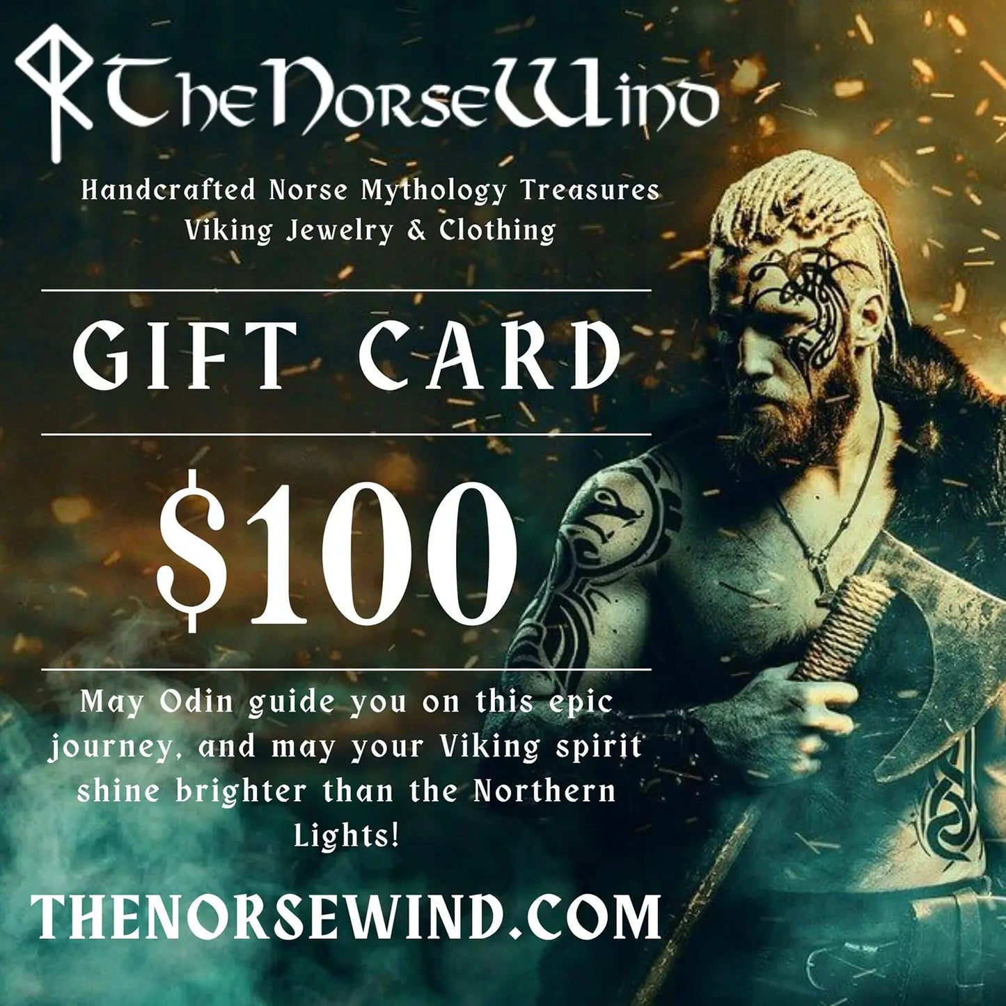 THE NORSE WIND GIFT CARD | 100 USD