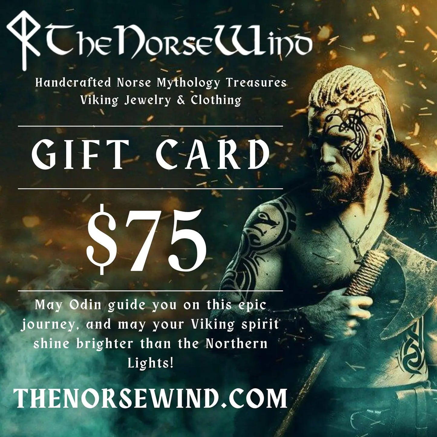 THE NORSE WIND GIFT CARD | 75 USD