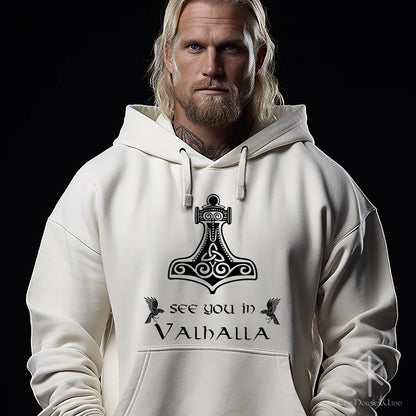 Thor's Hammer Hoodie Mjolnir Viking Sweatshirt