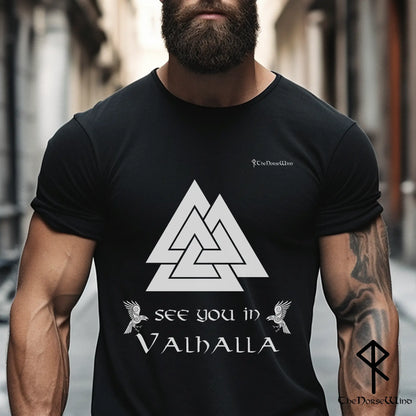 Valknut Viking T-Shirt - See You In Valhalla